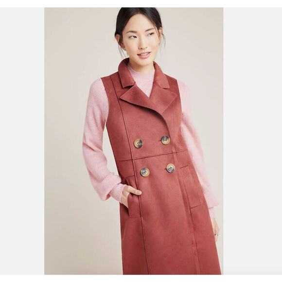 Anthropologie Tandy Longline Utility Vest Jacket - Picture 2 of 5